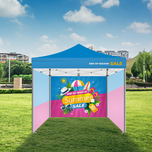 Premium 10x10 Tent w/ Backwall & Full Side Walls