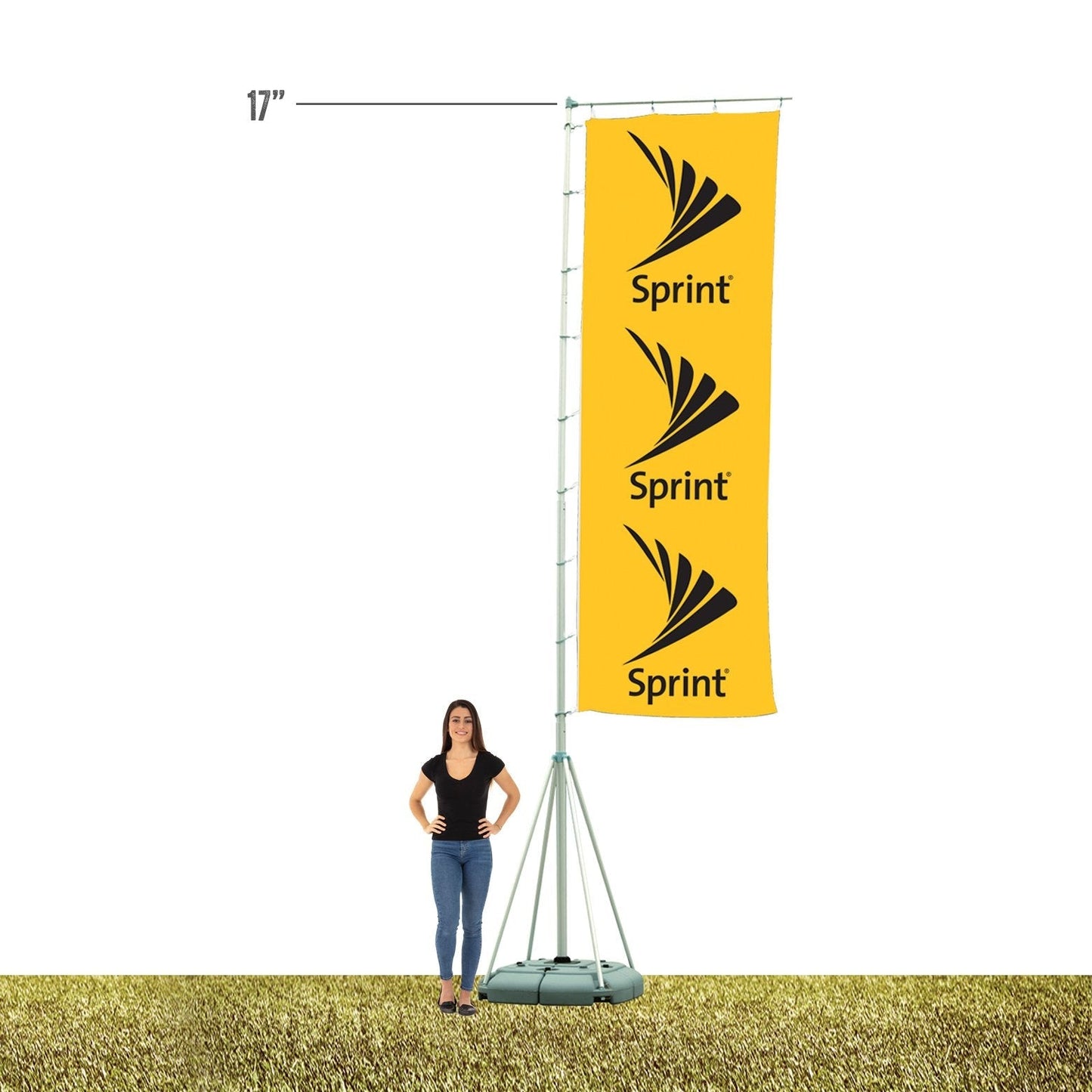 17' Giant FLAG KIT - Double Sided