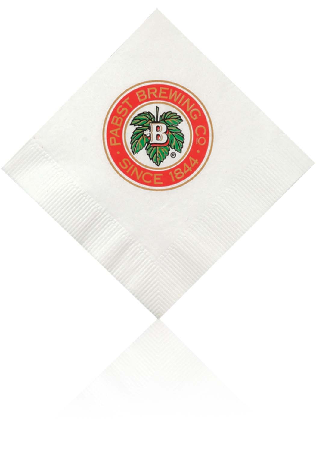 White Beverage Napkins