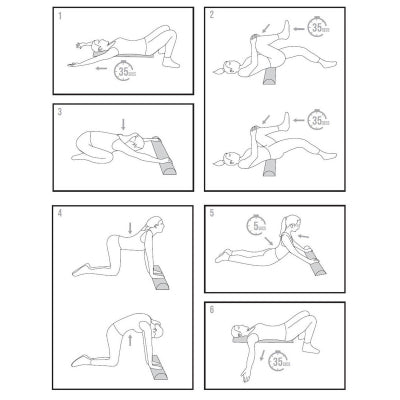 HALF ROUND FOAM EXERCISE ROLLER