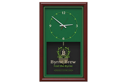 Solid Wood Framed Clock 12″ x 20″