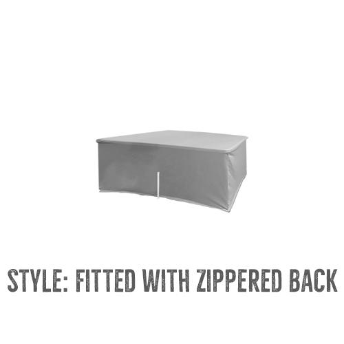 6' TABLE COVER WITH OVERHEAD BANNER DISPLAY