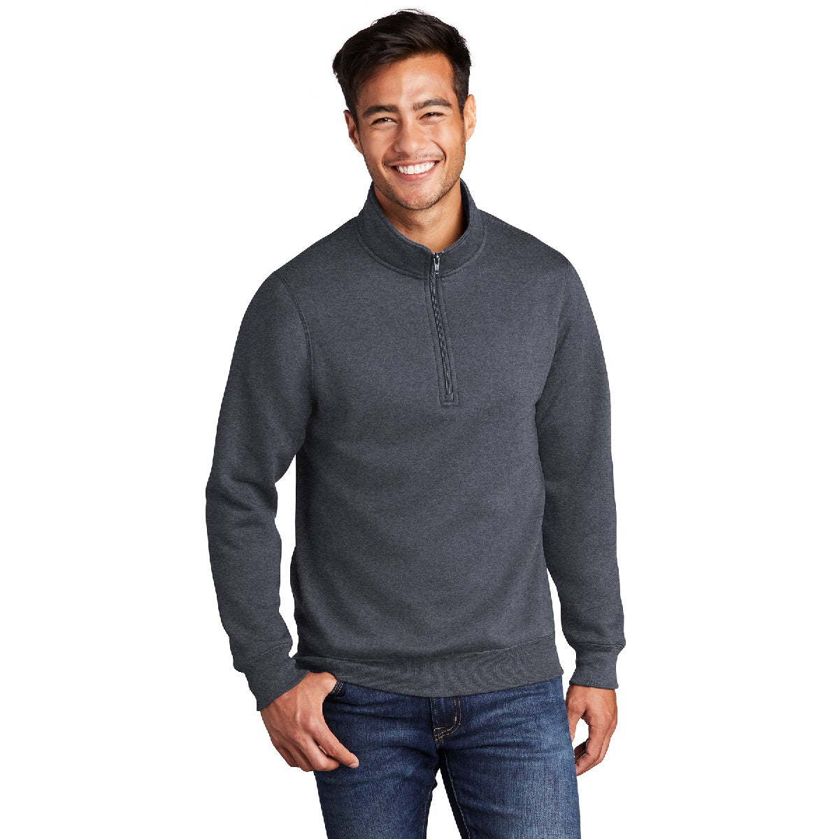 Embroidered Port & Company ® Core Fleece 1/4-Zip Pullover Sweatshirt