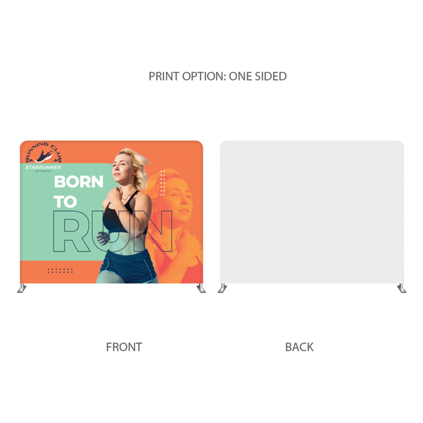 10’ Straight Tension Fabric Display
