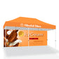 PREMIUM TENT 10'x20' w/ Full Color Canopy and Back Wall