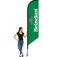 12' FEATHERED FLAG KIT W/ DOUBLE SIDED IMPRINT