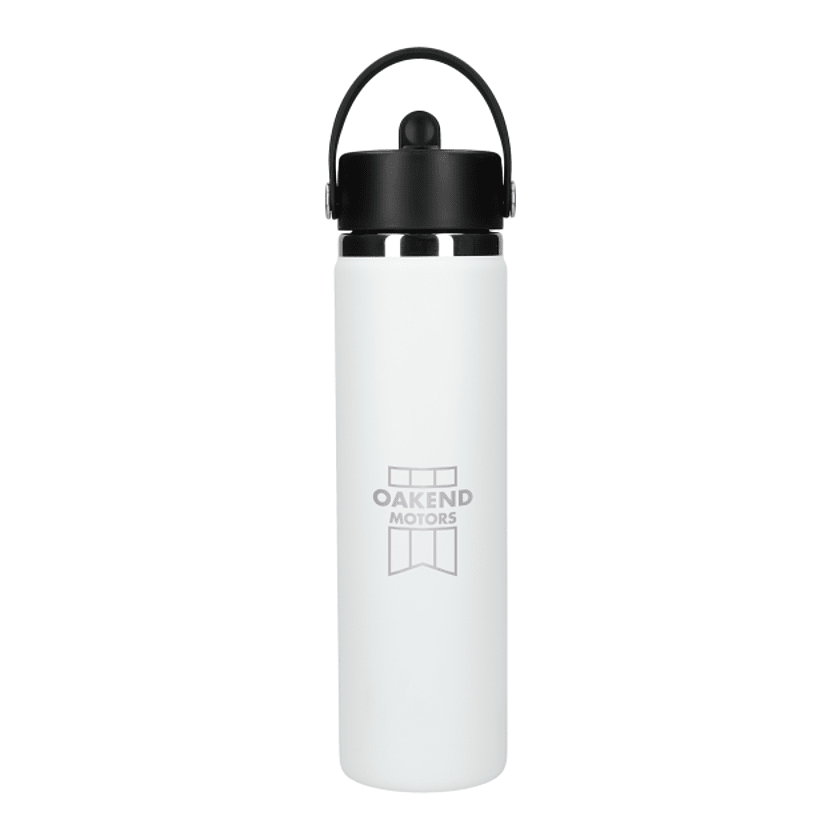 Hydro Flask® Wide Mouth 24oz Bottle with Flex Straw Cap