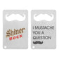 Mustache Credit Card Bottle Opener