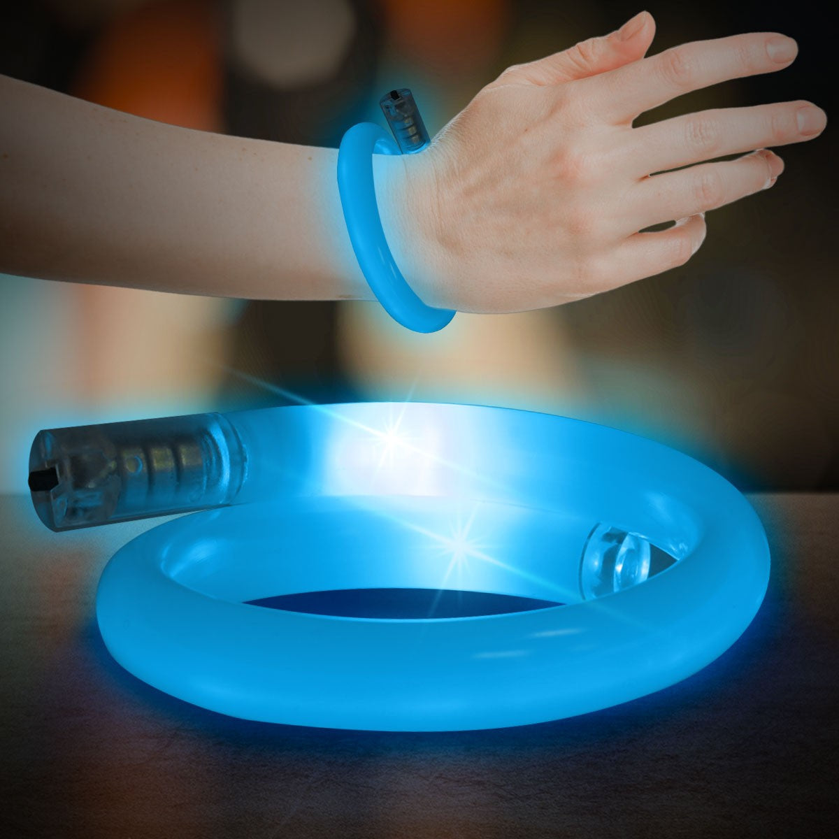 Flashing Coil Tube Bracelets