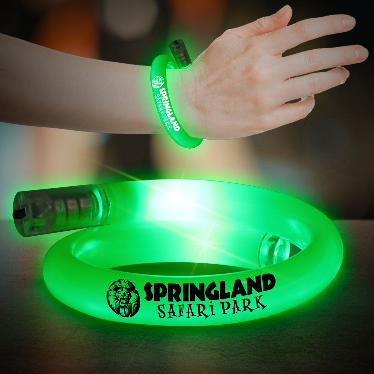 Flashing Coil Tube Bracelets