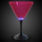 Neon Style Led Martini Glasses