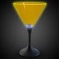 Neon Style Led Martini Glasses