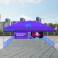 Premium Giant Tent 20'x20' w/ Full Color Canopy and Back Wall