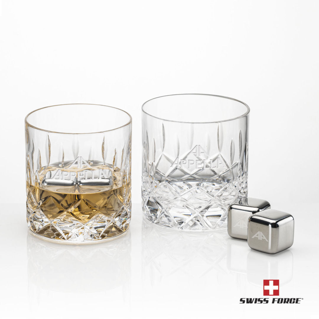 Swiss Force® S/S Ice Cubes & 2 Denby OTR