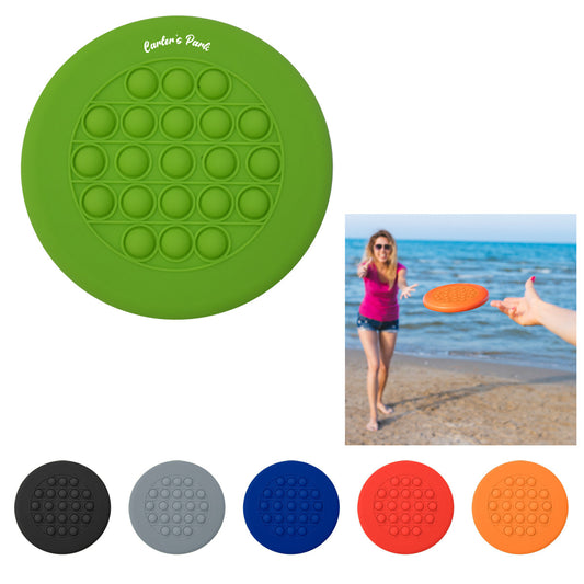 PUSH POP STRESS RELIEVER FLYING DISC