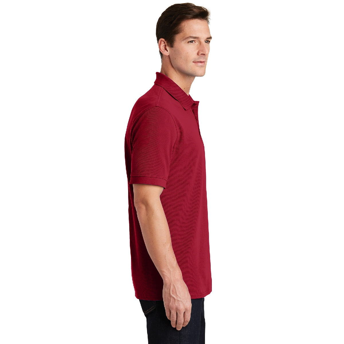 Screen Print Port & Company® Combed Ring Spun Pique Polo