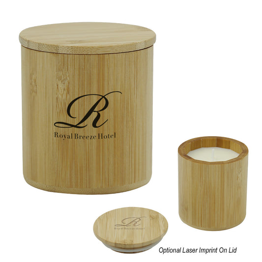 BISON LANE BAMBOO CANDLE