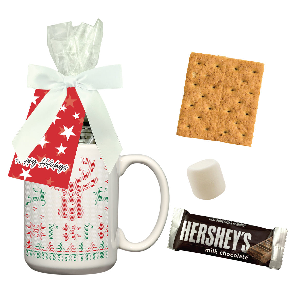 S’MORES SINGLE SERVE STUFFER WITH FULL COLOR MUG