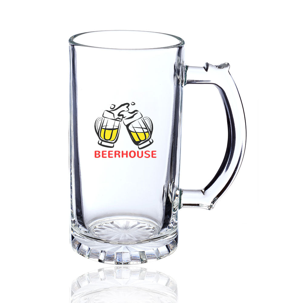 Glass Pint Beer Steins 16oz