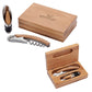 Bel Vino 2-Piece Bamboo Wine Set