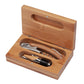 Bel Vino 2-Piece Bamboo Wine Set