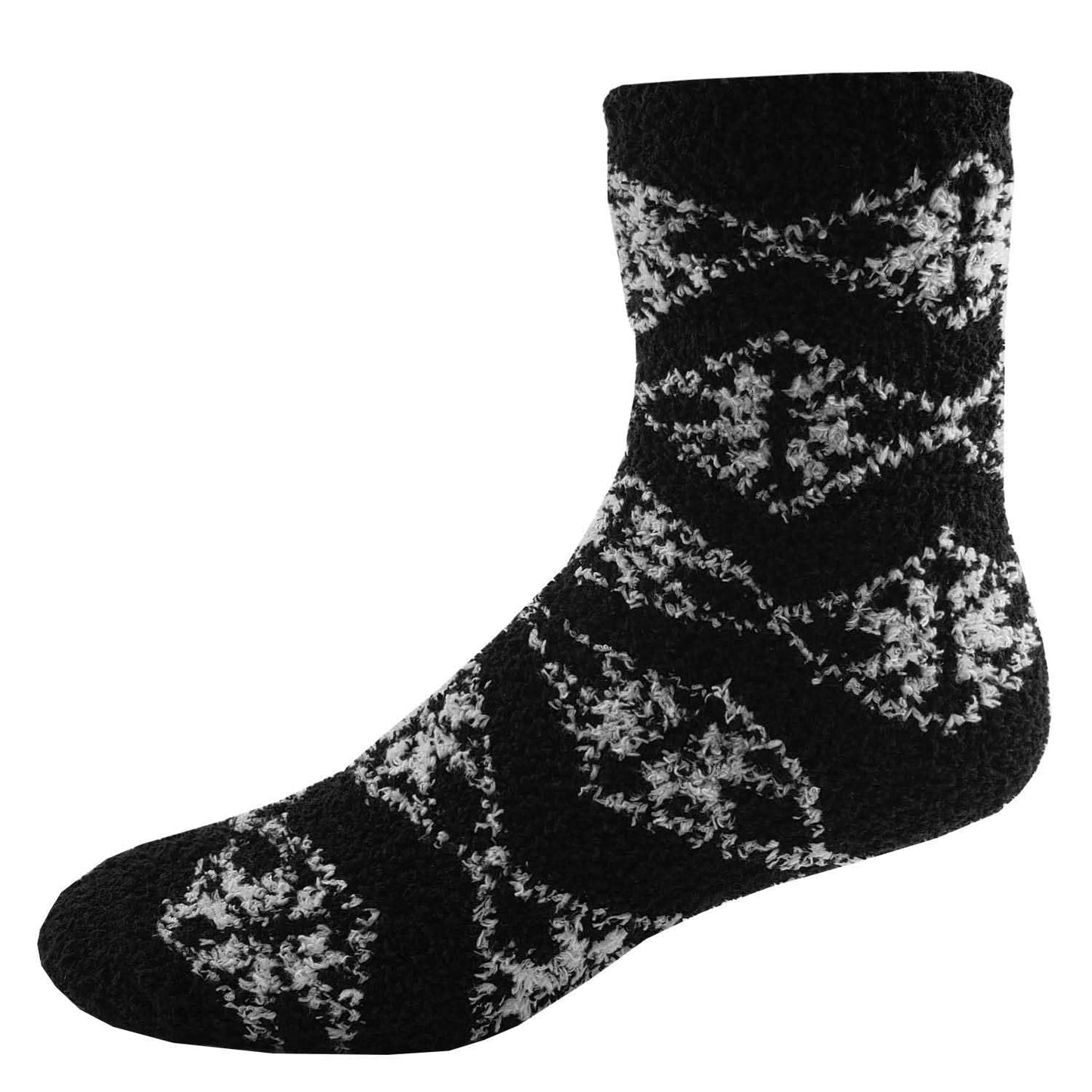 Fashion Fuzzy Feet Crew Socks