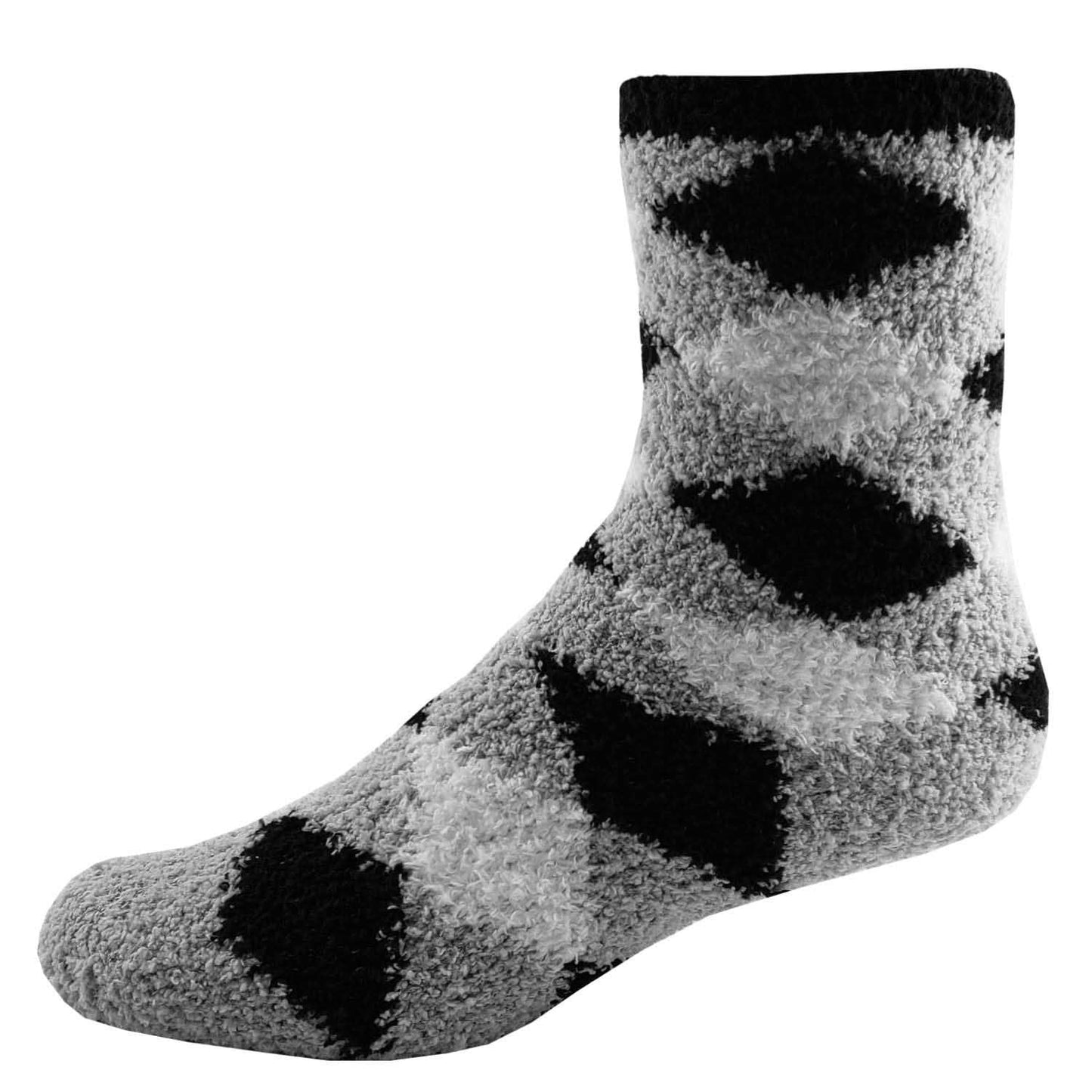 Fashion Fuzzy Feet Crew Socks