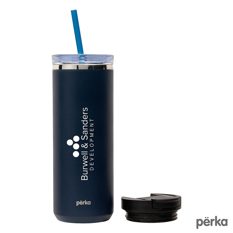 Perka® Trent 18 oz. Double Wall, Stainless Steel Hot/Cold Tumbler