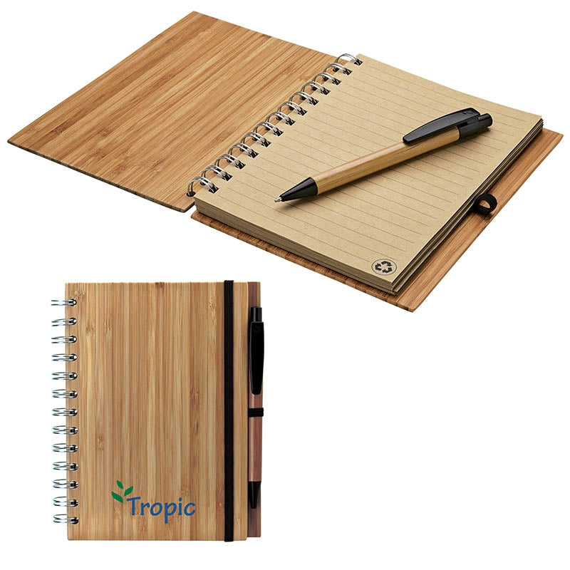 Albany Bamboo Notebook & Pen