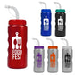 Mini Peak - 22 oz. Metalike bottle with Straw lid
