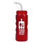 Mini Peak - 22 oz. Metalike bottle with Straw lid