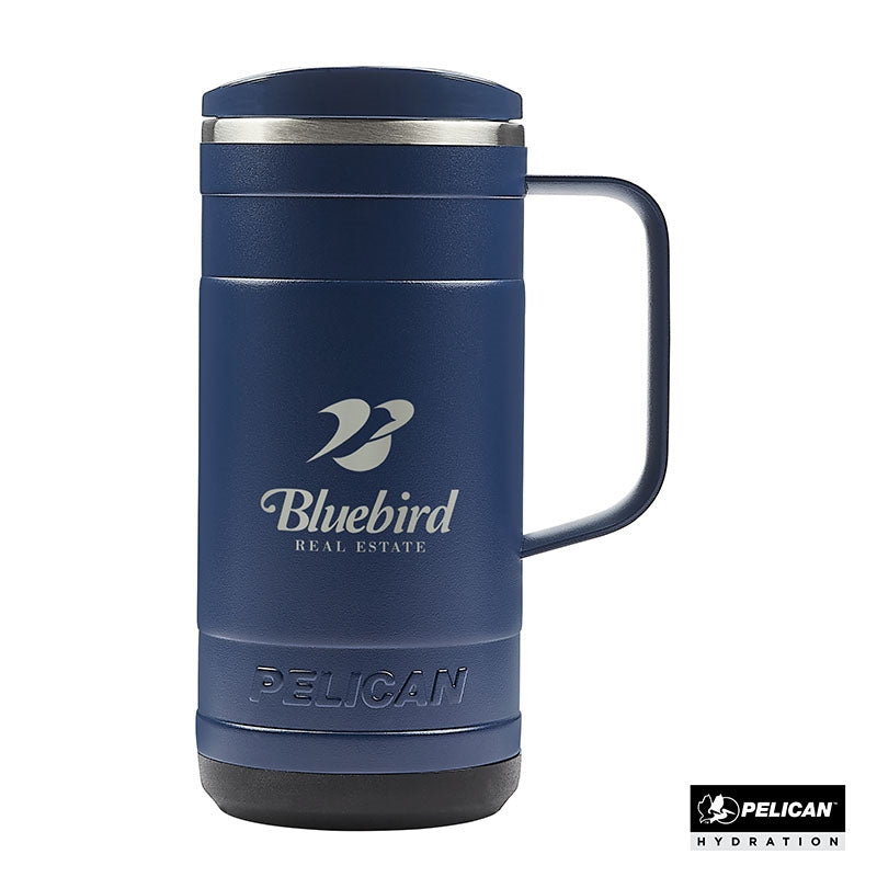 Pelican Ridge™ 18 oz. Recycled Double Wall Stainless Steel Mug