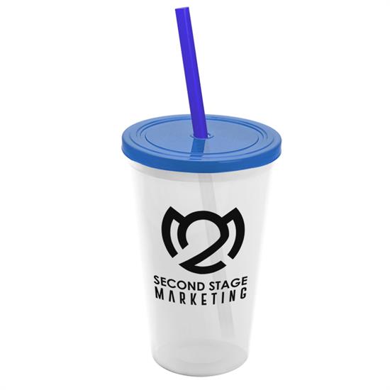 22 oz. Straw-n-Lid Single-wall Tumbler