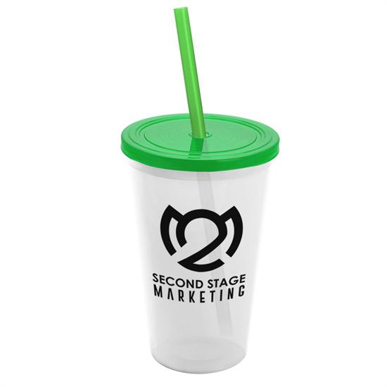 22 oz. Straw-n-Lid Single-wall Tumbler