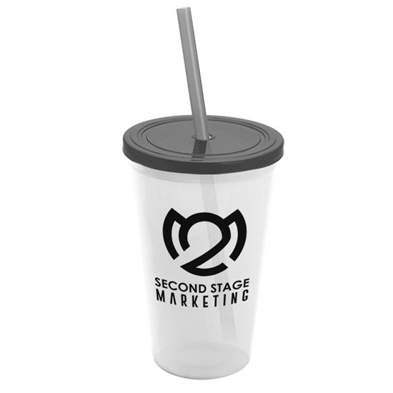 22 oz. Straw-n-Lid Single-wall Tumbler