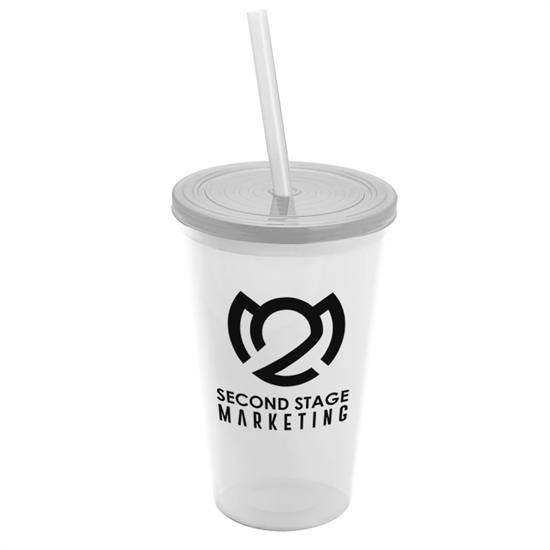 22 oz. Straw-n-Lid Single-wall Tumbler