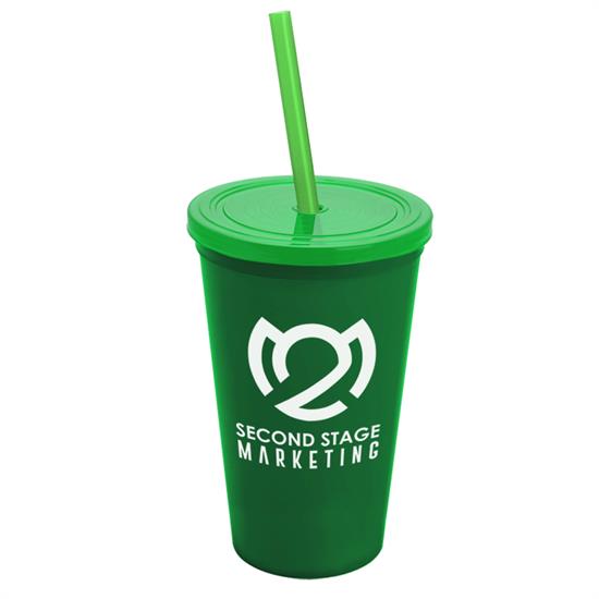 22 oz. Straw-n-Lid Single-wall Tumbler