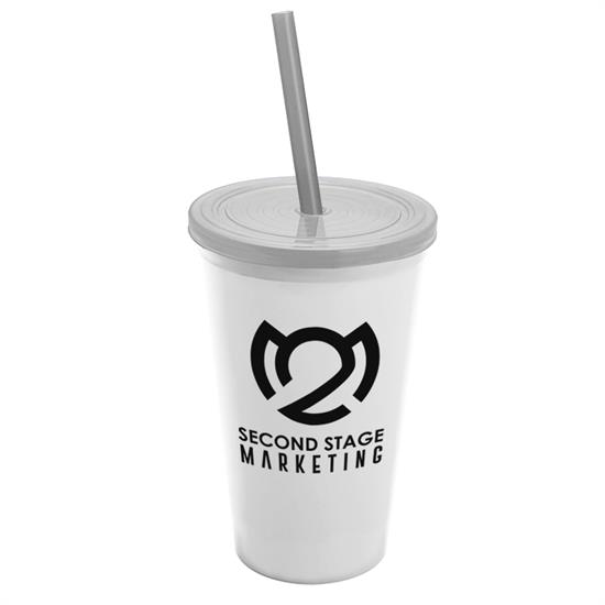 22 oz. Straw-n-Lid Single-wall Tumbler