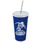 24 oz. Stadium Cup with Straw and Lid