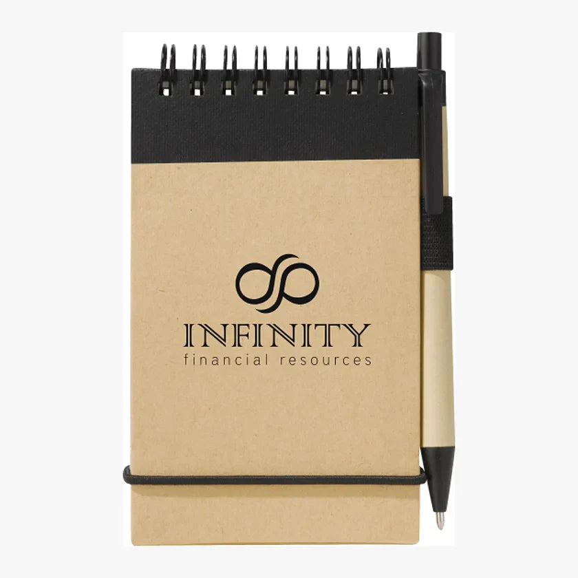 5" x 4" Recycled Spiral Jotter with Pen