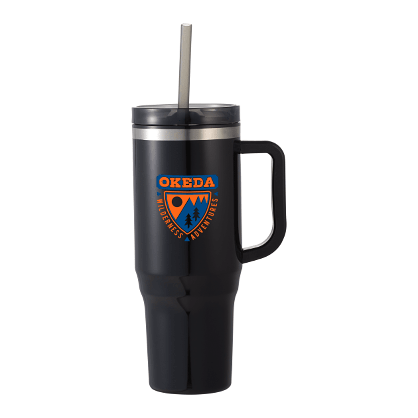 Thor 40 oz Eco-Friendly Straw Tumbler