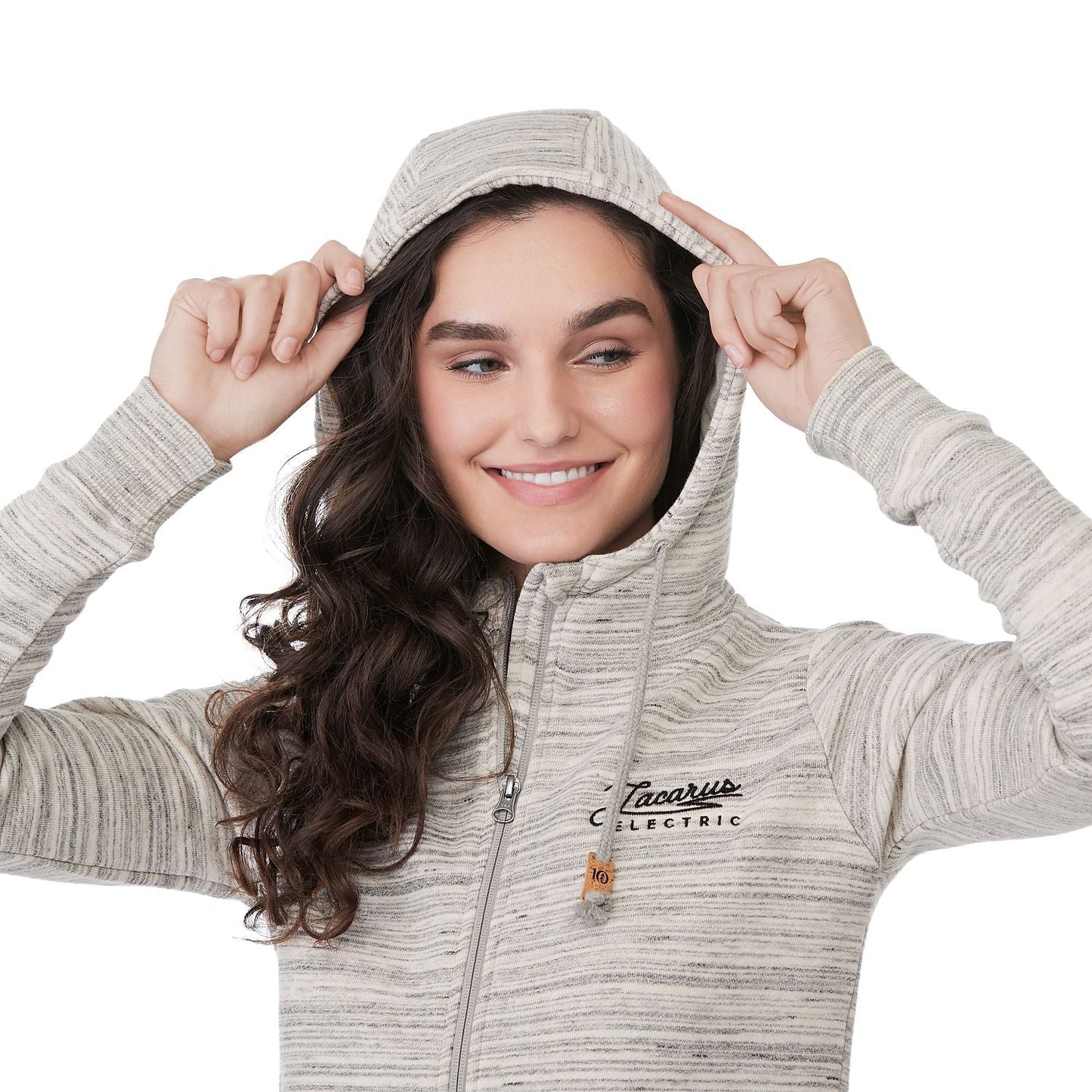 Women's tentree Space Dye Full Zip Fleece Hoodie