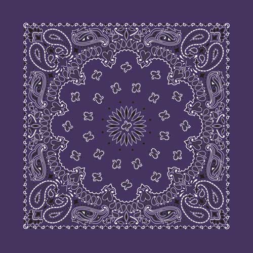 22" X 22" Traditional USA Paisley Bandanna