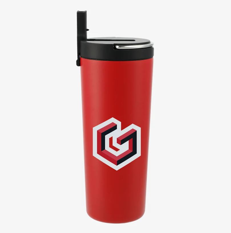 Thor Copper Insulated Tumbler 24oz Straw Lid