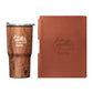 Eccolo® Groove Journal/Bexley Tumbler Gift Set