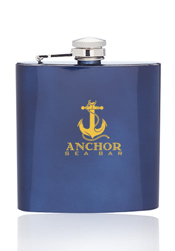 6 oz. Murano Stainless Steel Hip Flasks