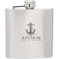 6 oz. Murano Stainless Steel Hip Flasks