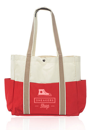 Dual Color Shoulder Tote Bags