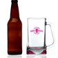 16 Oz. Atenas Glass Beer Mugs