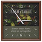 Open Face Wood Clock 18″ x 18″